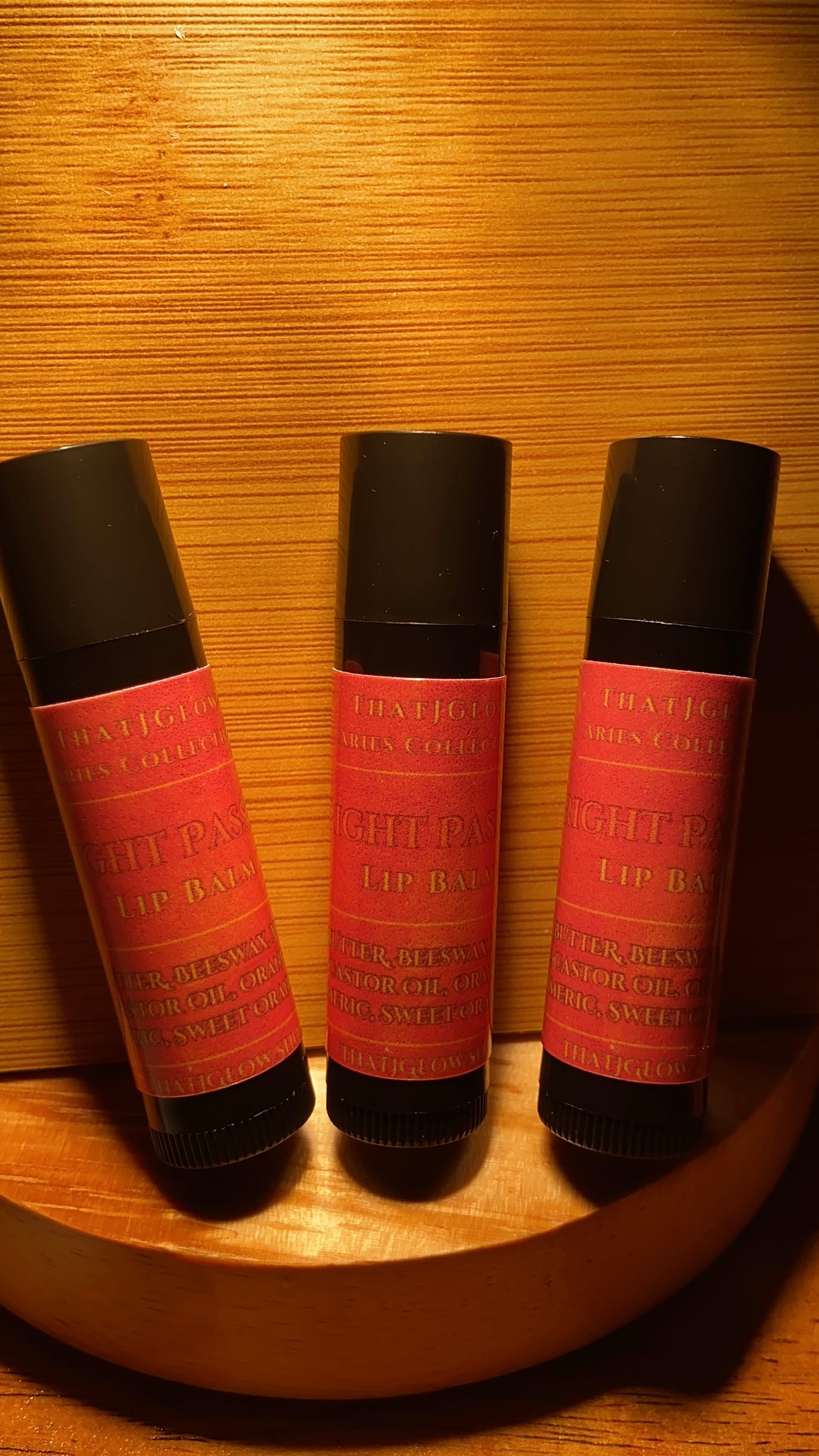 Turmeric lip balm