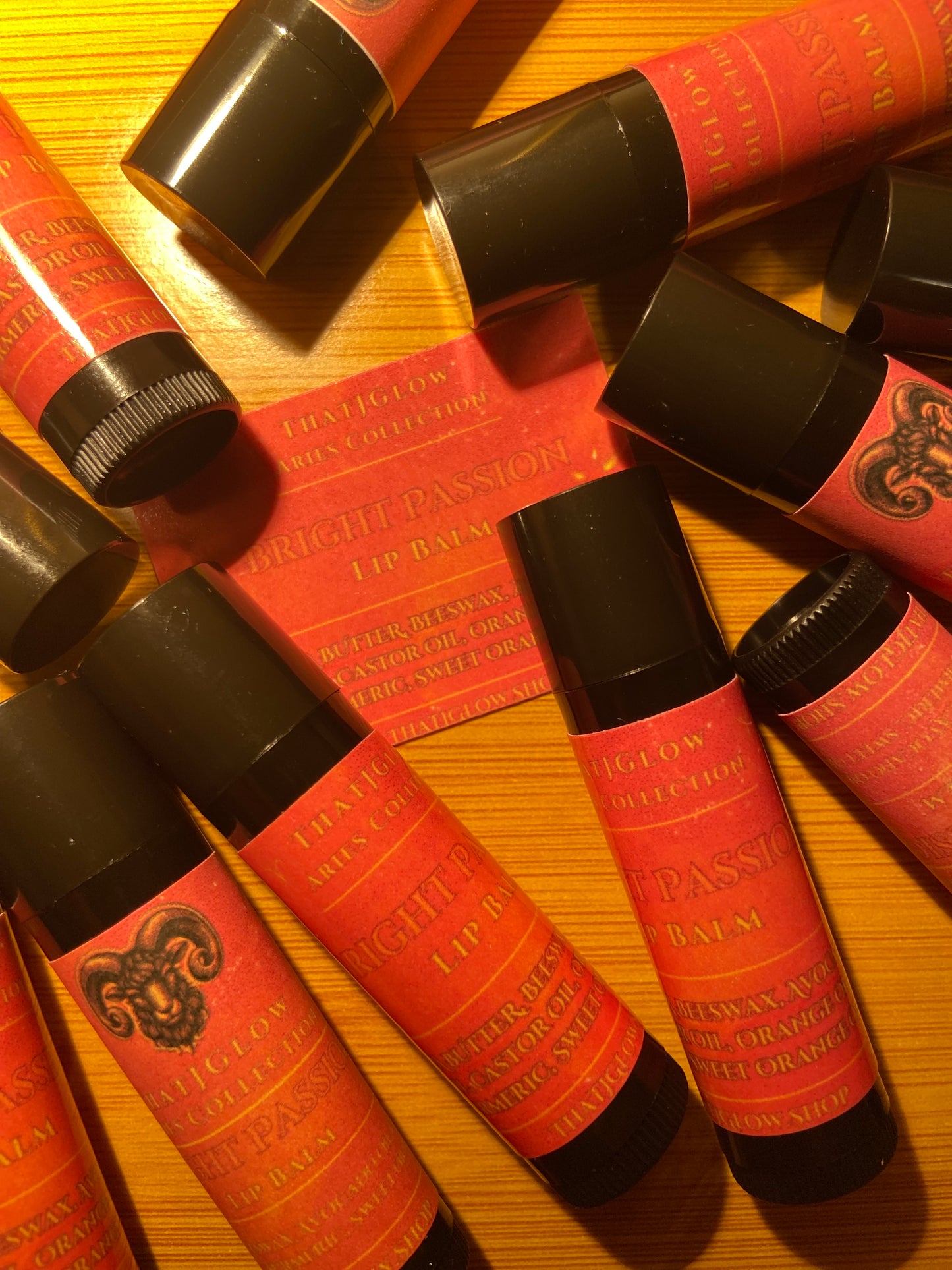 Turmeric lip balm