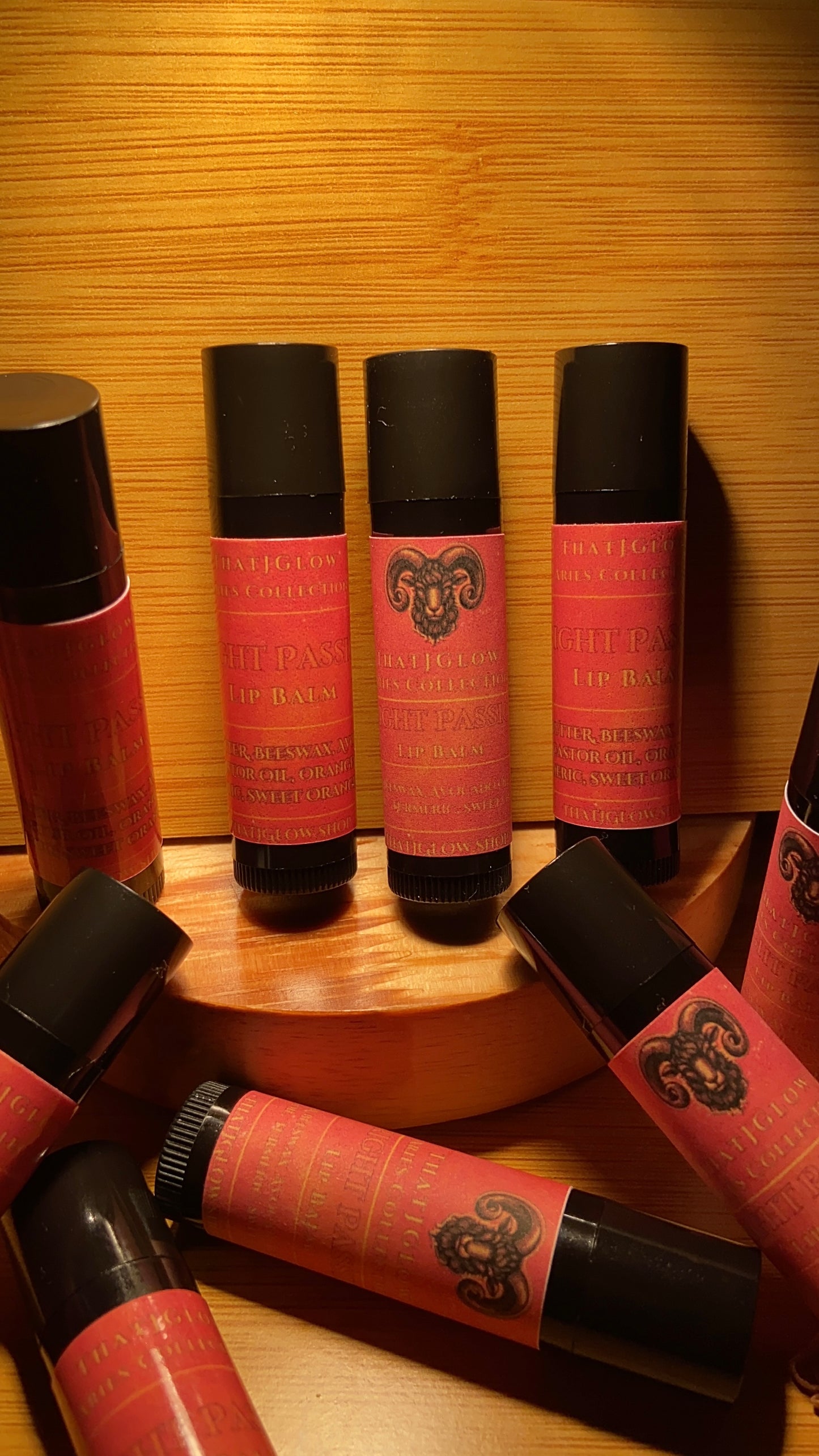 Turmeric lip balm