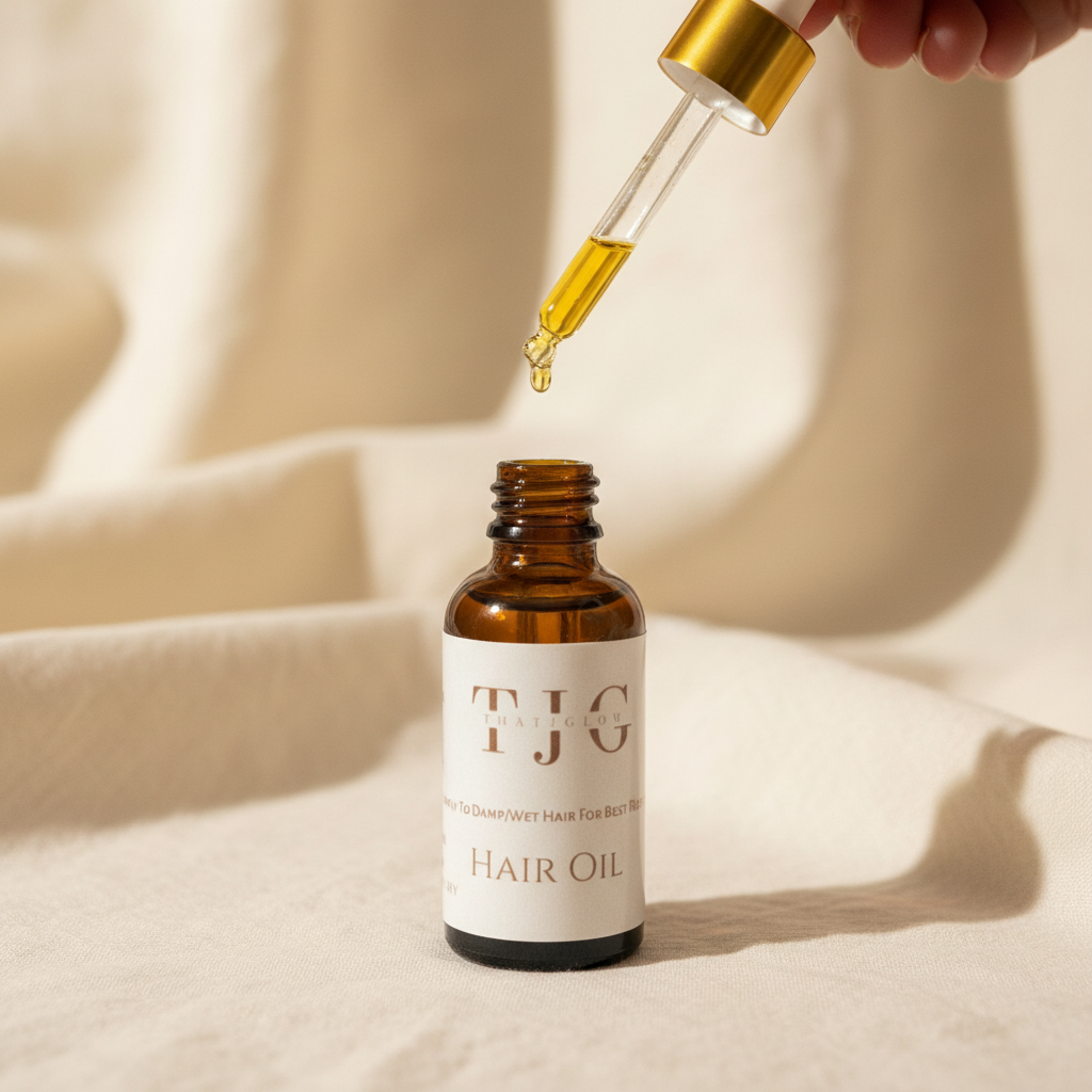 Hair Oil - Dropper with Oil Drop