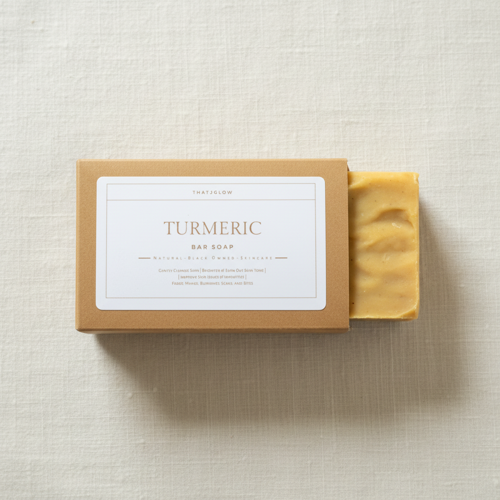 Turmeric Bar Soap - Side Slide Out